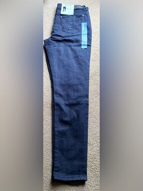 Seven7 Indigo Straight-Leg Jeans